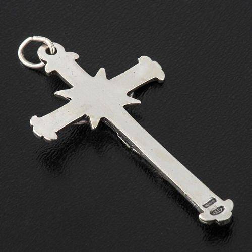 Pendant crucifix with rays, sterling silver, 4,8cm 4
