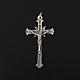 Pendant crucifix with rays, sterling silver, 4,8cm s3
