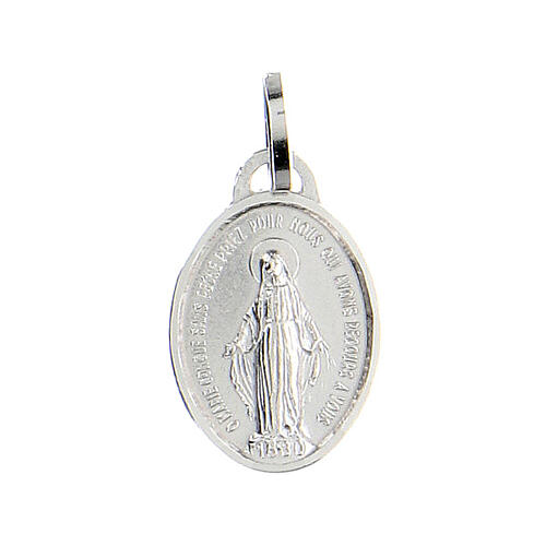 Miraculous Madonna Medal, sterling silver, 1,5cm 1