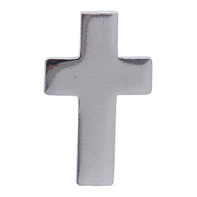 Clergy cross pin in sterling silver, H1.5cm