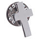 Clergy cross pin in sterling silver, H1.5cm s2