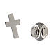 Clergy cross pin in sterling silver, H1.8cm s3
