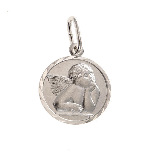 Medal with Angel, sterling silver, 1,5cm 1