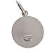 Medal Our Lady of Sorrows, round, sterling silver, 1,5cm s2