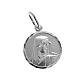 Medalik okrągły srebro 925 Bolesna Matka Boska 1.5 cm s1