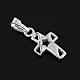 Pendant cross with star silver 1,5cm s2