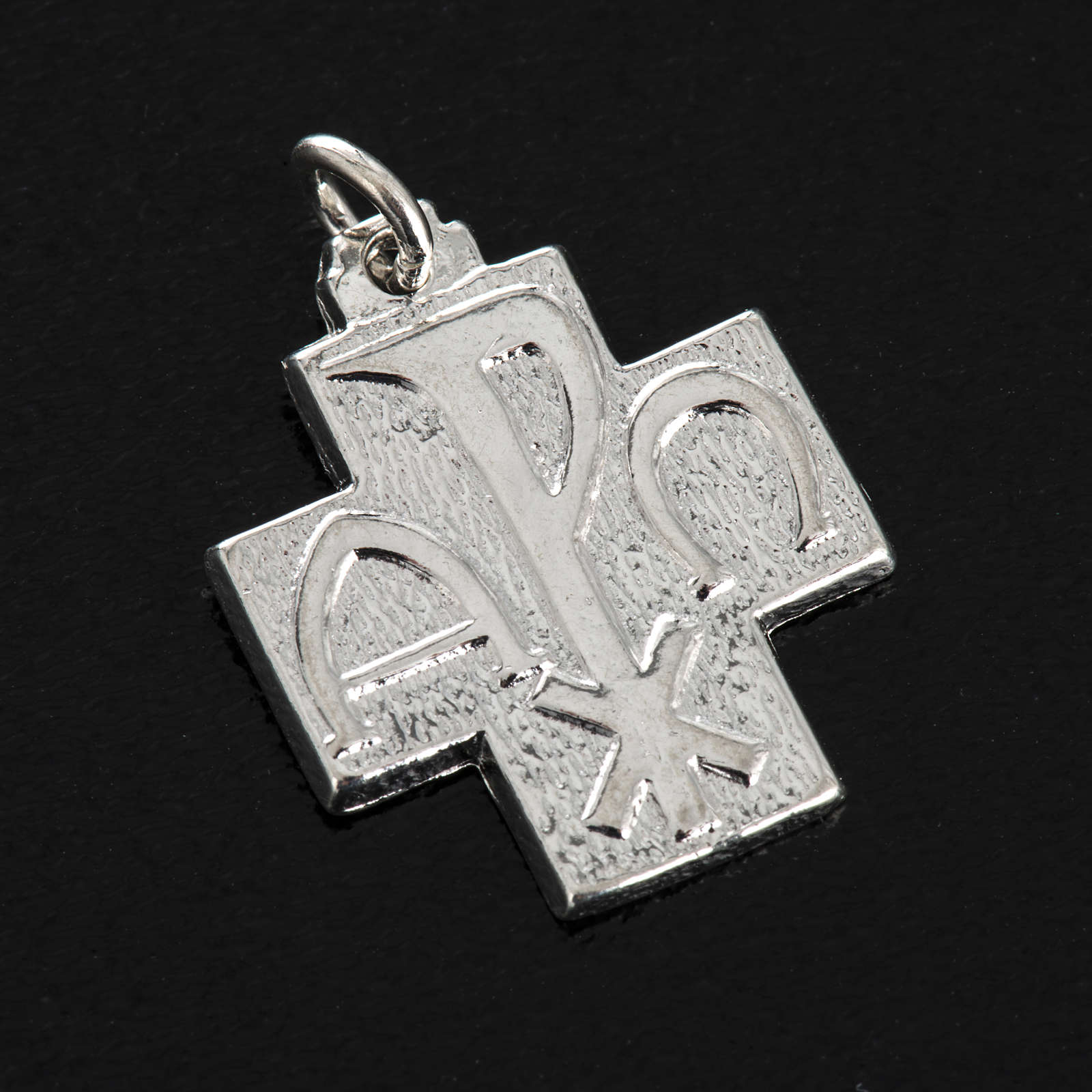 alpha and omega cross necklace
