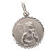 Medal with Angel, sterling silver, round, 2cm s1