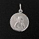 Medal with Angel, sterling silver, round, 2cm s2