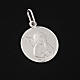 Medal with Angel, sterling silver, round, 2cm s3