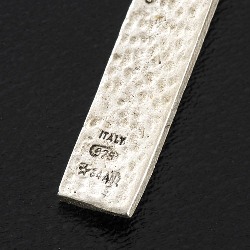 Kreuz Silber 925, mit Fräse verarbeitet, h 4 cm 4