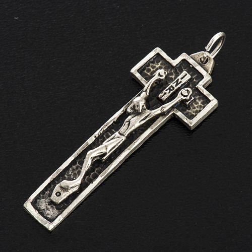 Pendant crucifix in sterling silver 4cm 2