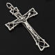 Pendant crucifix, perforated, sterling silver, 5,5cm s2