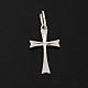 Cruz de plata 925 satinado de 2cm de alto s2