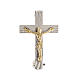 Clergy cross pin in worked sterling silver, H2.5cm s1