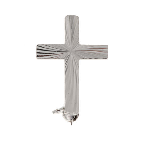 Priesterbrosche Kruzifix 2cm Silber 925 1