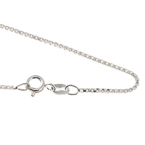 Venetian chain in sterling silver 60cm 1