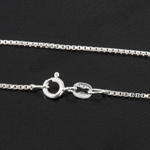 Venetian chain in sterling silver 60cm 2