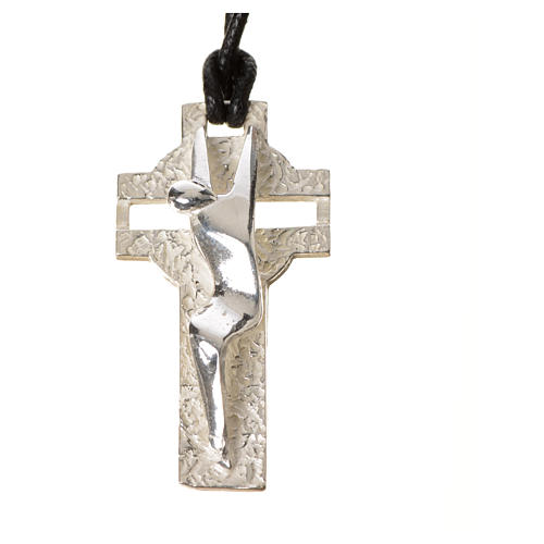 Cross with stylized body of Christ 4