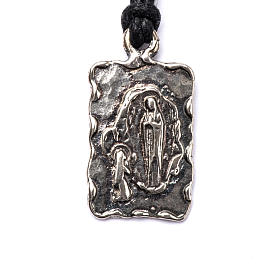 Medal of Our Lady of Lourdes in 800 silver