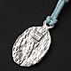 Médaille de Lourdes argent 800 bicolore s3