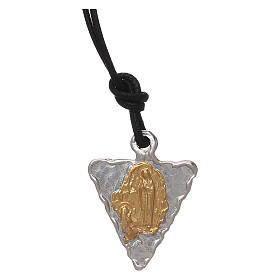 Médaille triangulaire Lourdes
