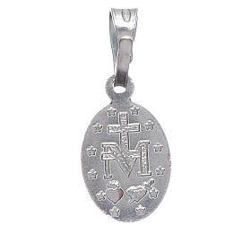 Miraculous medal in silver 925 1 cm h