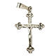 Trefoil cross crucifix in silver 925 s1