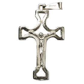 Crucifix percé argent