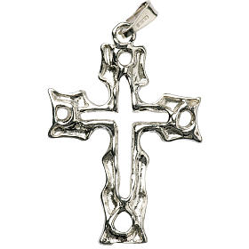 Krzyżyk perforowany ze srebra 925