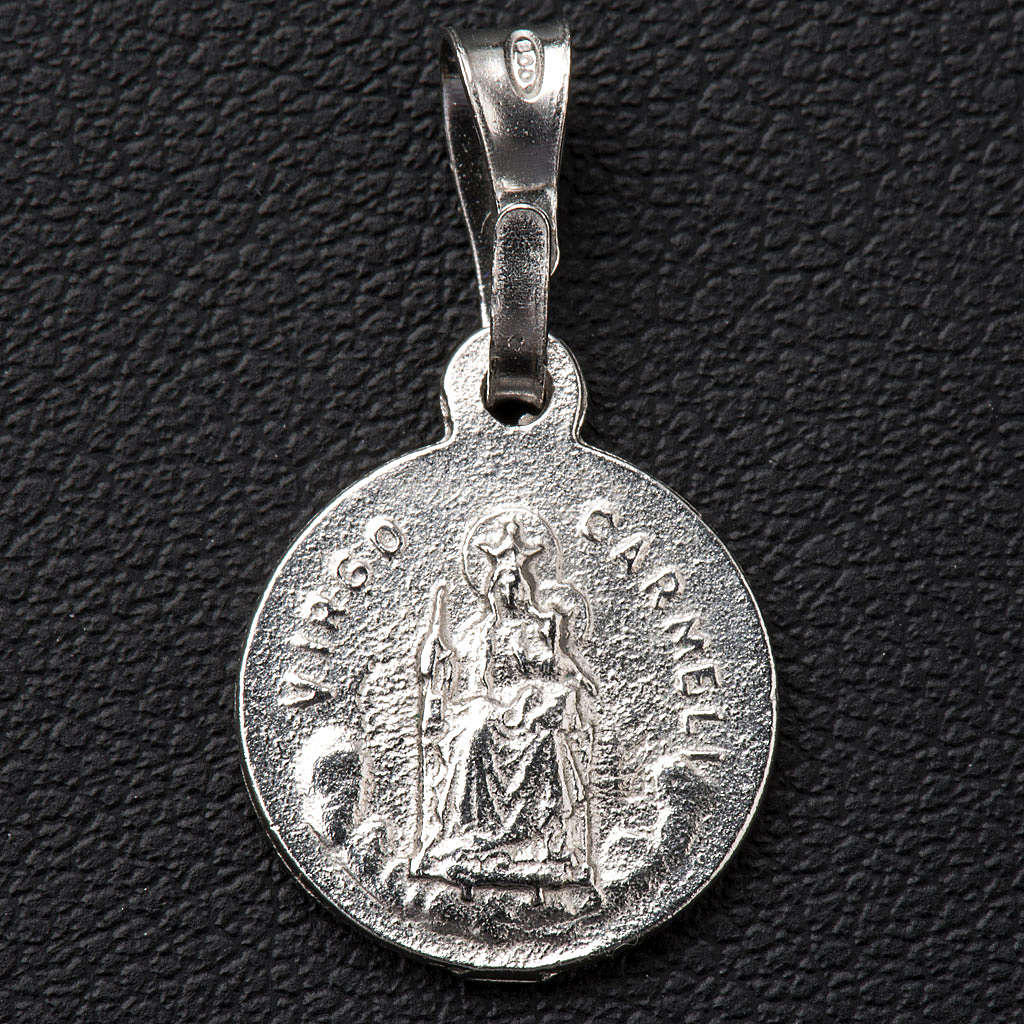 Scapular Medal in 925 silver diam 1 cm online sales on HOLYART.co.uk