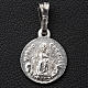 Scapular Medal in 925 silver diam 1 cm s2