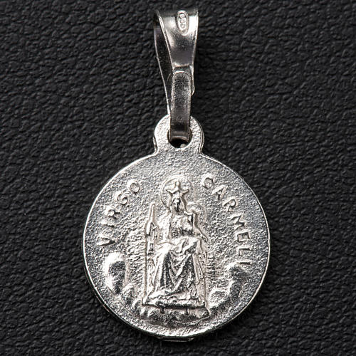 Medalha prata 925 diâmetro 1 cm 2