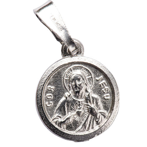 Scapular Medal in 925 silver diam 1 cm 1