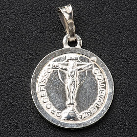 Scapular Medal in 925 silver diam 2 cm