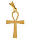 Pendant Key of life in gold-plated silver s5