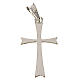 Pendant cross in 925 silver, pointed s1