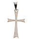 Pendant cross in 925 silver, pointed s4