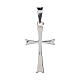 Pendant cross in 925 silver, pointed s2