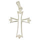 Pendant cross in 925 silver, outline s1