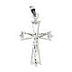 Pendant crucifix in 925 silver, outline s1