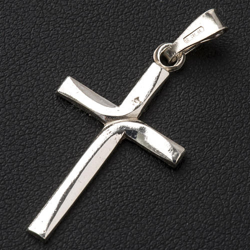 Pendant cross in 925 silver 2x3 cm 2