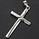 Pendant crucifix in 925 silver 2,5x3,5 cm s2