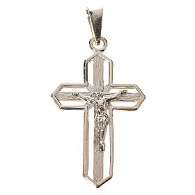 Ciondolo crocefisso dorato argento 925