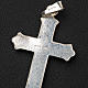 Pendant crucifix in 925 silver 2x3 cm, dotted pattern s3