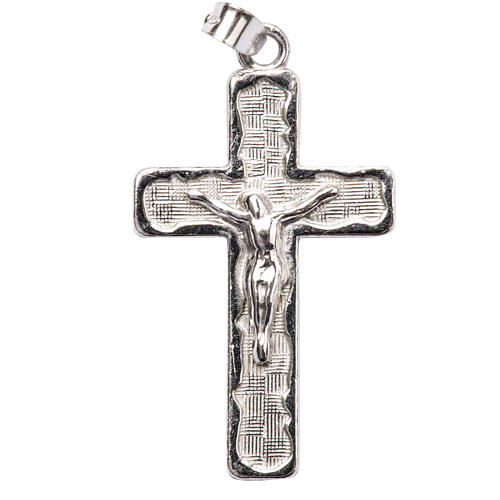 Croix tressée argent 925 1