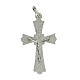 Pendant crucifix in 925 silver, Gothic style s1