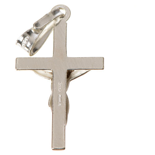 Pendant crucifix in 925 silver, crossover in the centre 2,5x1,5 4