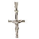 Pendant crucifix in 925 silver, crossover in the centre 2,5x1,5 s3