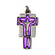 Pendentif croix argent et émail s2